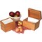 Lehman's Wooden Recipe Box Holds 300 Recipe Cards in Handcrafted Oak Wood Box